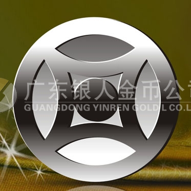2014年7月定制：廣東萬達金銀投資公司純銀徽章定制紀念徽章