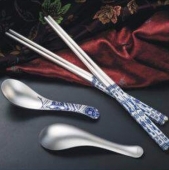 定制純銀勺子鑄造、純銀筷子生產制作、純銀餐具定做