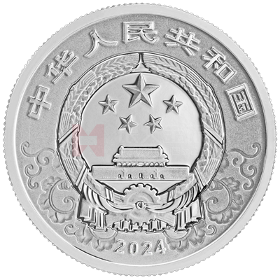 2024中國甲辰（龍）年15克鉑質紀念幣